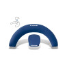 COUSSIN MICROFIBRES MODULAIRE DEMI-LUNE BASE + PLOT P9758F