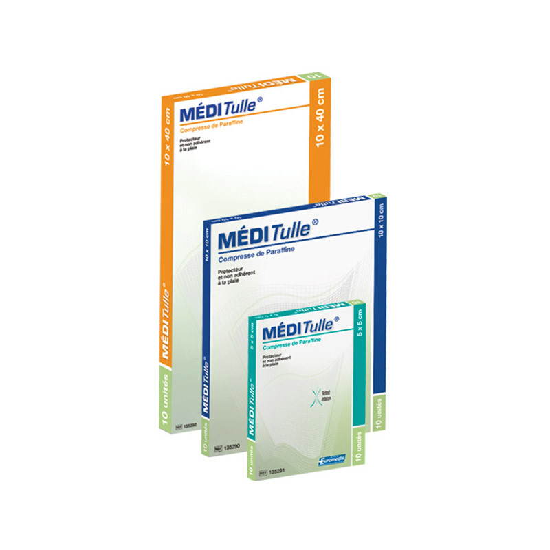 COMPRESSE GRASSE STERILE MEDITULLE