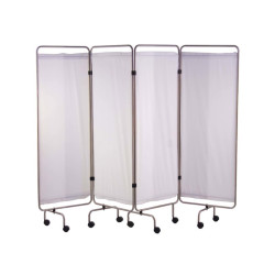PARAVENT INOX 4 PANNEAUX