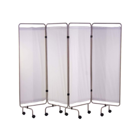 PARAVENT INOX 4 PANNEAUX