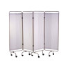 PARAVENT INOX 4 PANNEAUX