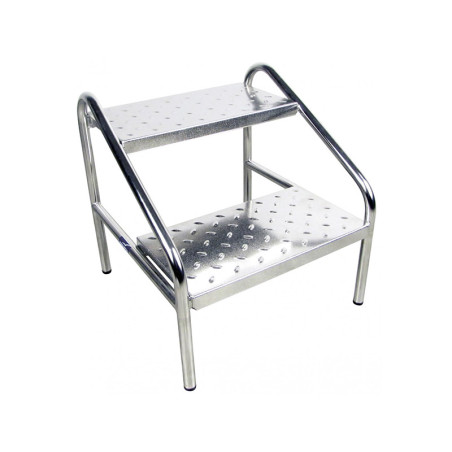 MARCHEPIED INOX 2 MARCHES