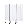 PARAVENT 3 PANNEAUX PVC BLANC NON FEU