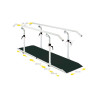 BARRES PARALLELES EASY CLIC AVEC SOCLE