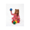 LOT DE 6 BALLES A PICOTS SOUPLES